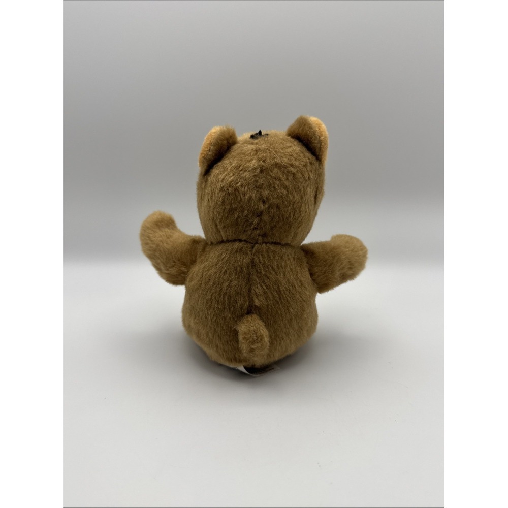 Feisty Pets 4.5" Plush Sir Growls A Lot Brown Teddy Bear Toy Squeeze For Fangs - Picture 3 of 6